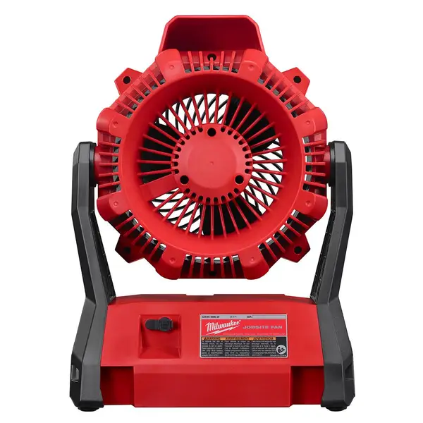 Milwaukee m18 fan run time new arrivals