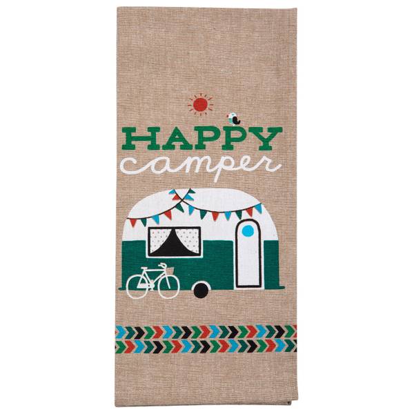 Kay Dee Designs Happy Camper Tea Towel - R3019 | Blain's Farm & Fleet
