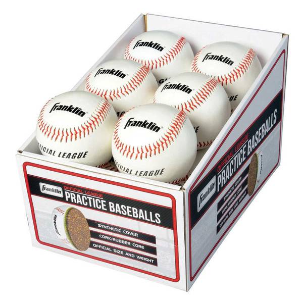 Franklin Official League Practice Baseball - 1538D12 | Blain's Farm & Fleet