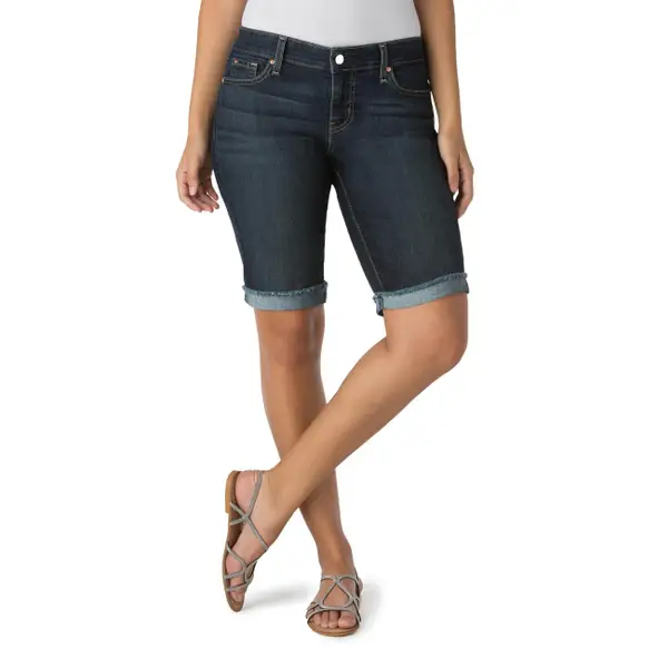 Signature by Levi Strauss & Co. Women's Mid Rise Bermuda Shorts