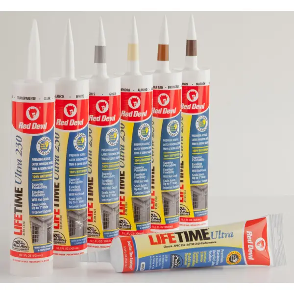 Red Devil 10.1 oz Lifetime Ultra Acrylic Latex Almond Sealant