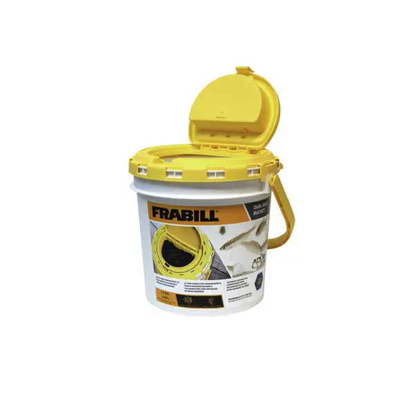 Frabill 4825 Insulated Bait Bucket with Built in Aerator.