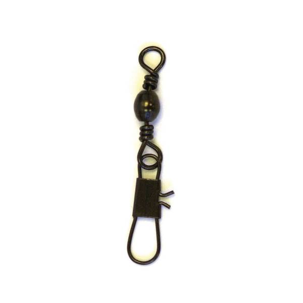 Eagle Claw Barrel Swivel with Snap for Interlocking, 14 01032014