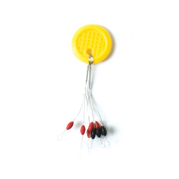 Carlson Tackle Bobber - Chartreuse/Red Small