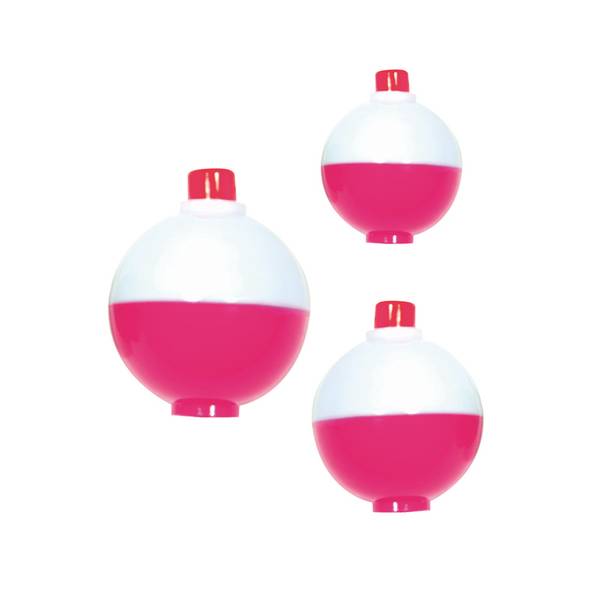 Eagle Claw Snap-On Pink/White Float Assortment
