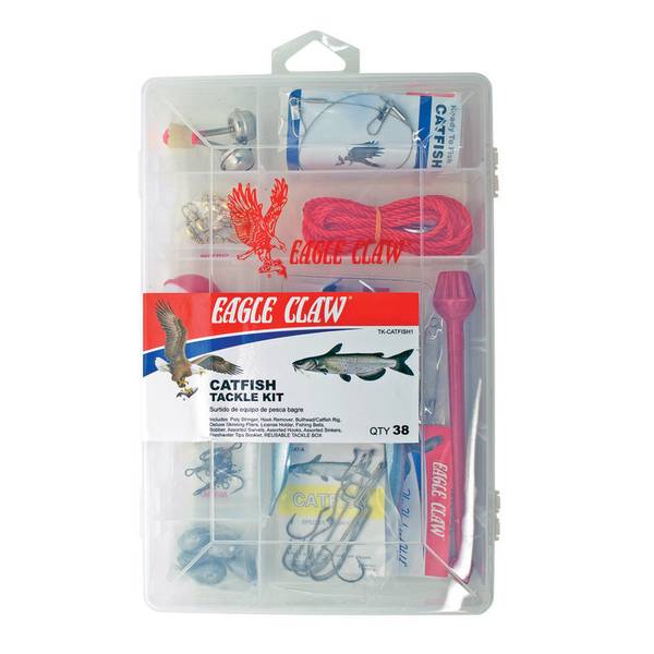 Eagle Claw 122-Count Hook, Sinker and Swivel Assortment