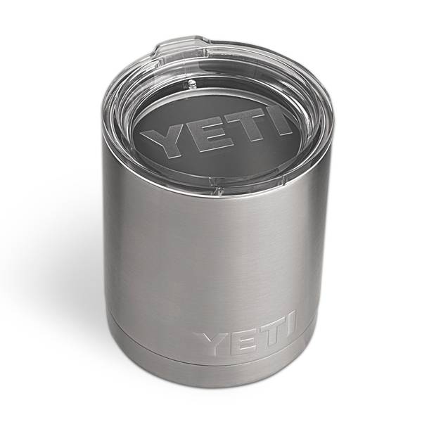 YETI 10 oz Lowball Rambler Bottle, Stainless Steel - 21071010003 ...