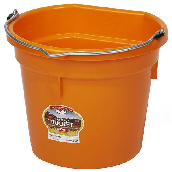 Download Little Giant 20 Qt. Duraflex Plastic Bucket - P20FBORANGE6 | Blain's Farm & Fleet