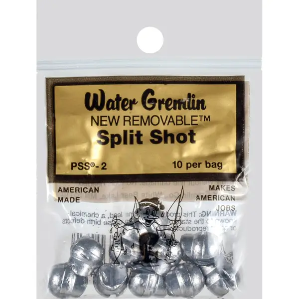 Water Gremlin Company Size 4 Removable Split Shot - PSS-4