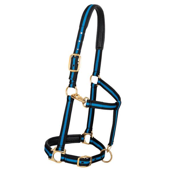 Weaver Leather Padded Adjustable Chin & Throast Snap Halter - Average Horse or Yearling Draft