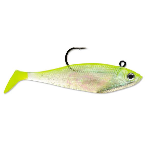 Storm WildEye Swim Shad Shiner Chartreuse Silver; 2 in.