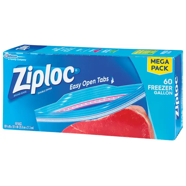 Ziploc Holiday EZ Zip Gallon Storage Bag, 15 ct - City Market
