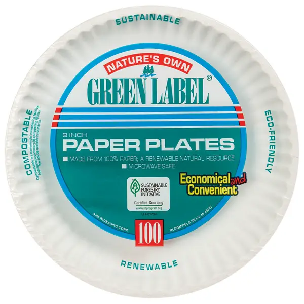 Simply Done Foam Plates, 8-7/8 Inch