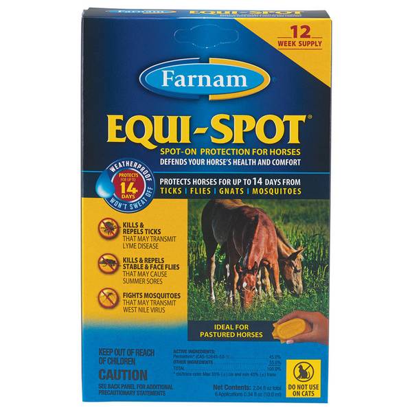 Farnam EquiSpot Horse Fly Control 12 week supply 100521975 Blain