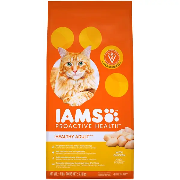 IAMS Proactive Health Original Adult Cat Food, 7 lb, High Quality