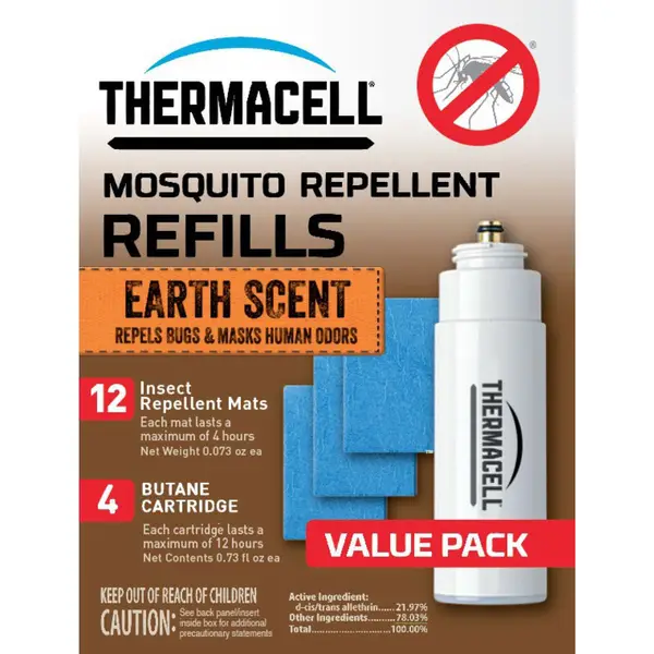 ThermaCELL Mosquito Repellent Refills 4-Pack - DEET-Free Outdoor Protection