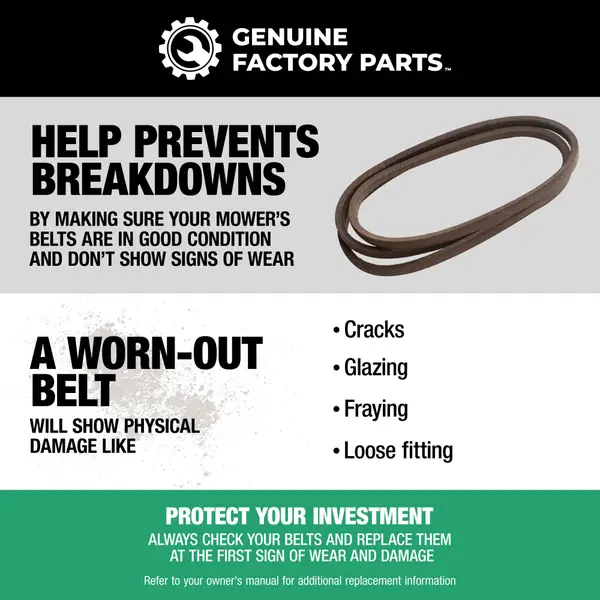 Cub Cadet Transmission Drive Belt - 490-501-F069 | Blain's Farm