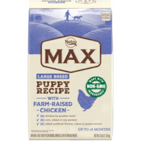 UPC 079105131162 product image for Nutro Max 25 lb Max Large Breed Puppy Recipe Dry Dog Food | upcitemdb.com