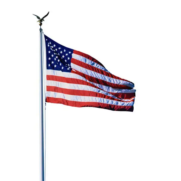 20ft Commercial Flag Pole Kit - 5 Sections Height Adjustable