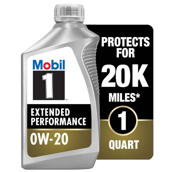 Mobil 1 1 Quart 0W-20 Extended Performance Full Synthetic Motor