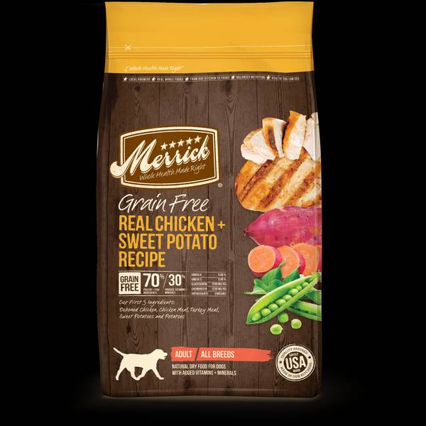 Merrick 4 lb Grain Free Chicken & Sweet Potato Dog Food - 8384748 | Blain's Farm & Fleet