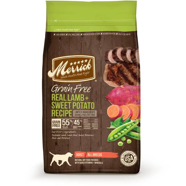 Merrick 25 lb Grain Free Lamb & Sweet Potato Dog Food - 8385752 | Blain