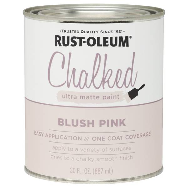 Rustoleum 285142 1 Quart- Blush Pink Chalked Paint