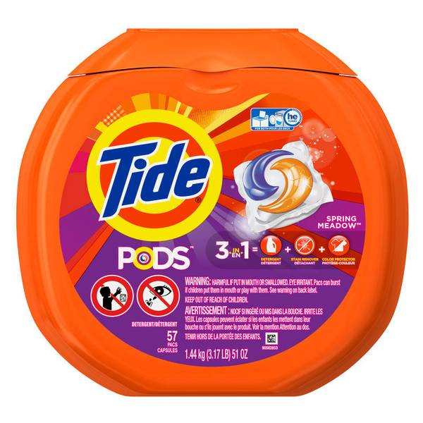 Tide pods plus downy 4 in 1 he turbo laundry detergent pacs, april fresh sc...