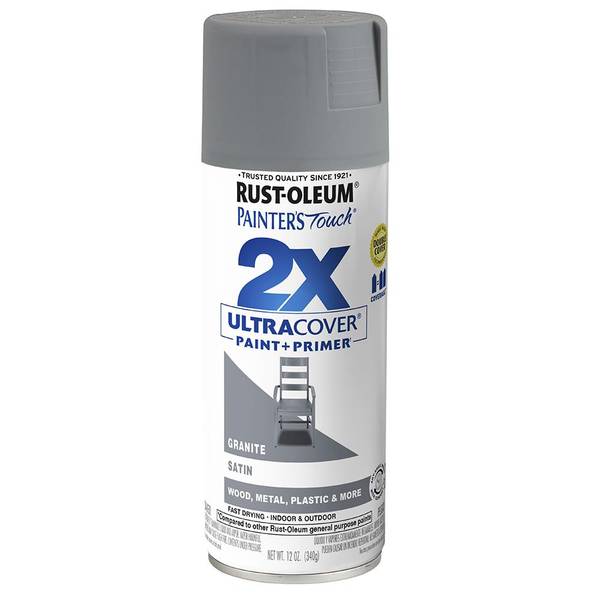 15 oz Rust-Oleum Brands V2196838 Fleet White Hard Hat Enamel Spray Paint Pack of 6