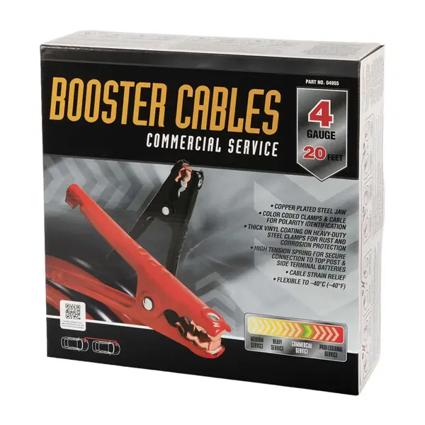 booster cable box Deka Battery Booster Cables - 04955