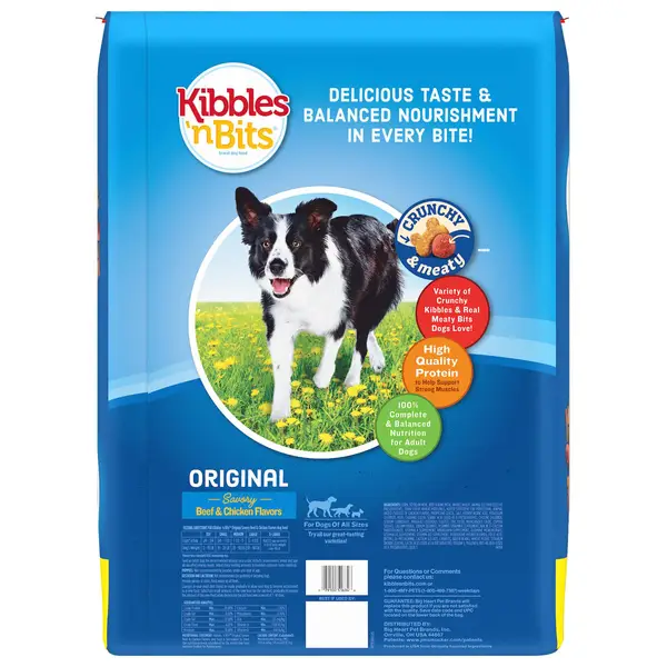 Kibbles n Bits 45 lb Original Dog Food 00079100516346 Blain s