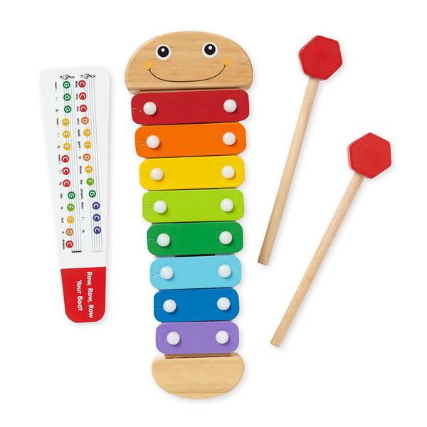 Melissa & Doug Wooden Caterpillar Xylophone