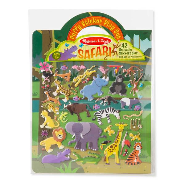 Photo of Safari Puffy Sticker Play Set