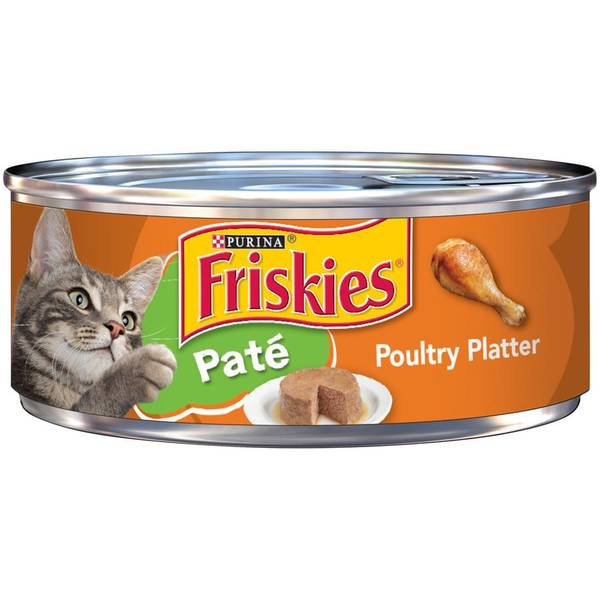 Friskies 5.5 oz Classic Pate Poultry Platter Cat Food 198 976 15