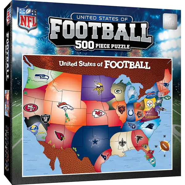 MasterPieces NFL Helmet Shaped 500 - NFL 500Piece Helmet Shaped Puzzle