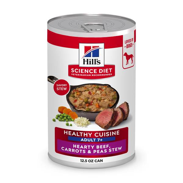 Photo of Adult 7+ Healthy Cuisine Braised Beef, Carrots & Peas Stew 12.5 oz, High-Quality Protein
